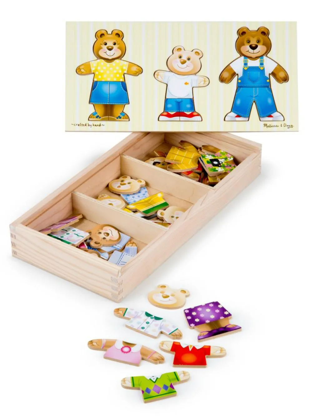 Hot Melissa & Doug Puslespil - Mix & Match Bjørnefamilie