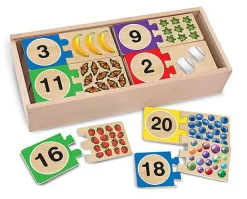 Online Melissa & Doug Puslespil - Tæl og lær
