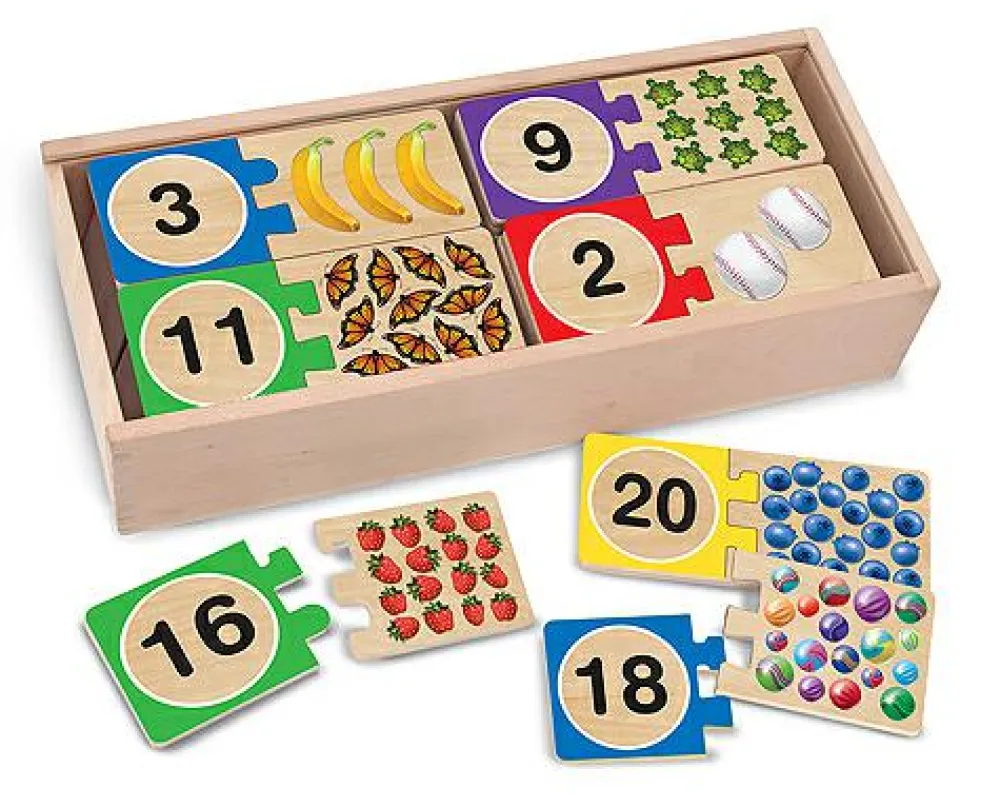Online Melissa & Doug Puslespil - Tæl og lær