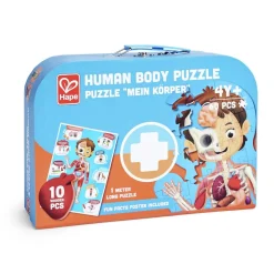 Online Hape Puslespil m. 50 brikker - Krop inkl. 3D-organer