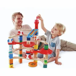 Outlet Hape Quadrilla kuglebane - Super Spirals, 129 dele