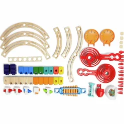 Outlet Hape Quadrilla kuglebane - Super Spirals, 129 dele