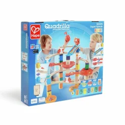 Outlet Hape Quadrilla kuglebane - Super Spirals, 129 dele