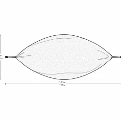 Best Rejsehængekøje dobbelt (mesh) - Blå