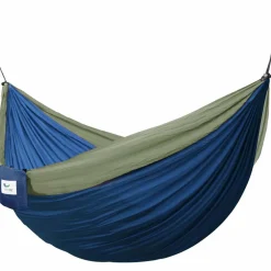 Discount Rejsehængekøje dobbelt (nylon) - Mørkeblå