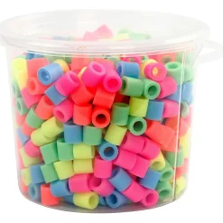 Hot Rørperler maxi - Pastelfarver, 550 stk.