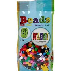 Clearance Rørperler midi - Basisfarver, 1.100 stk.