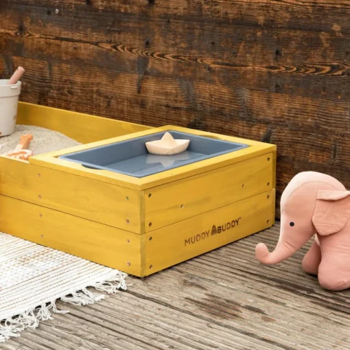 New MUDDY BUDDY® Sandkasse - Space Saver, Gul