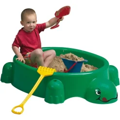 Online Sandkasse i plast - Skildpadde m. låg, grøn