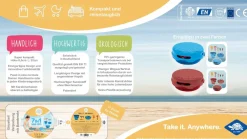 Online Sandleg - Spandsæt med 7 dele - Blå