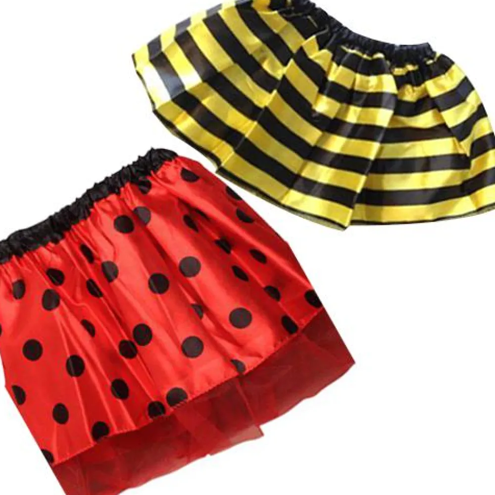 Outlet Satinskørt, 1 stk, str. 3-6 år