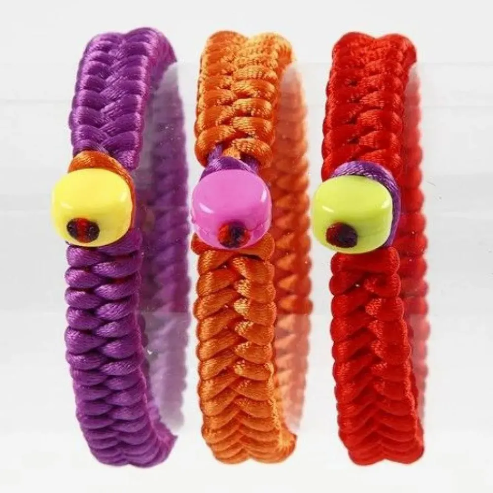 Outlet Creativ Company Satinsnor Ø2 mm, 50 m - Pastelfarver, 10 stk