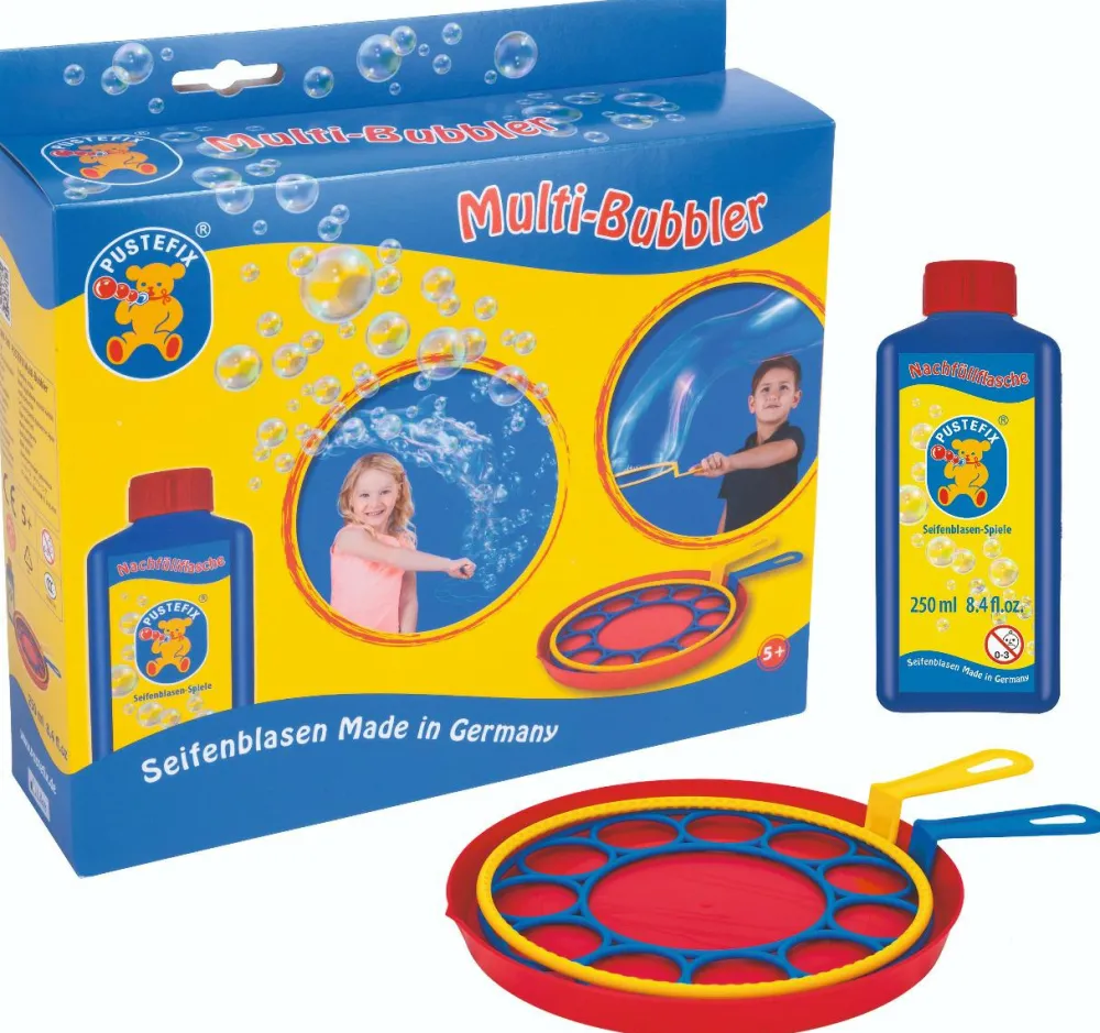 Sale Pustefix Sæbebobler, Multi-ring - 250 ml