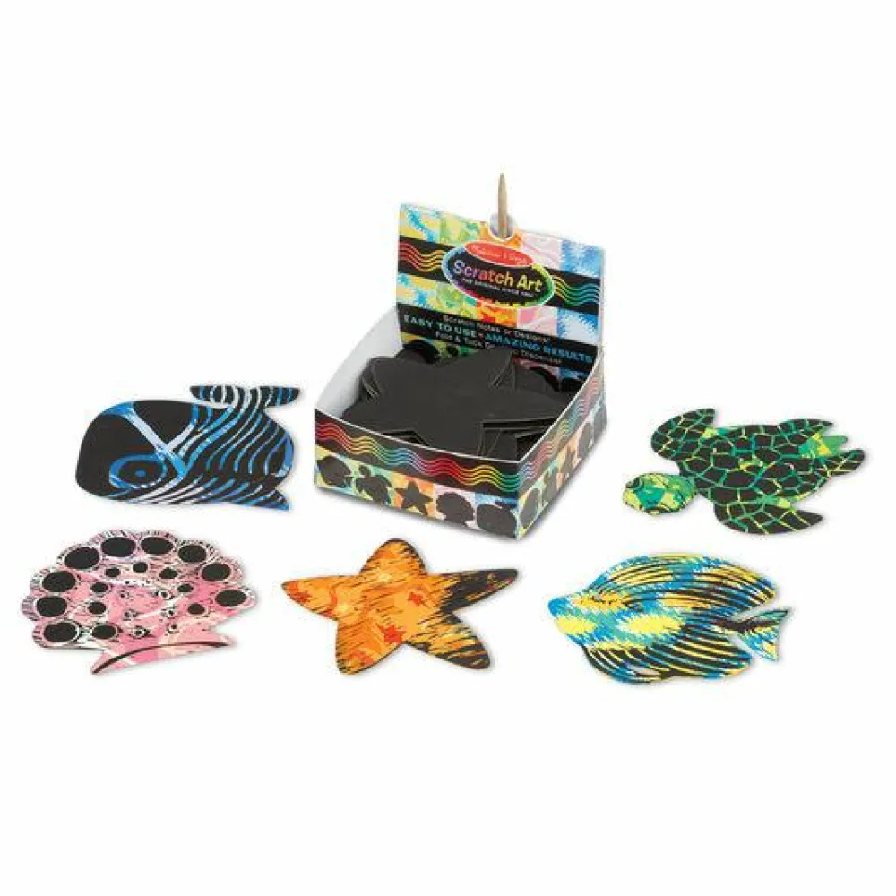 Hot Melissa & Doug Scratch Art - Under havet