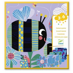 Sale Djeco Scratch kort til de små - Insekter