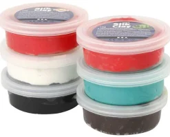 New Creativ Company Silk Clay 6 x 14 gr. - Julefarver