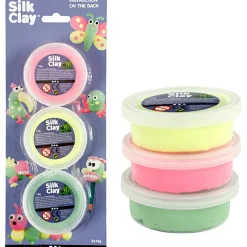 Sale Creativ Company Silk Clay 3 x 14 gr. - Neon