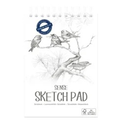 Outlet Skitseblok A5 / 140 gr. - Hvid, 60 ark