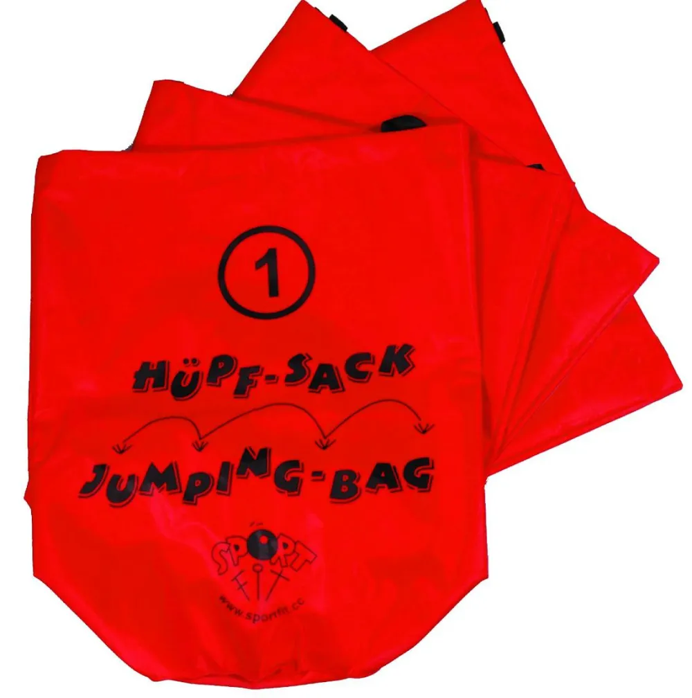 Discount Lilliputiens Sække til sækkeløb af markisestof, 4 stk