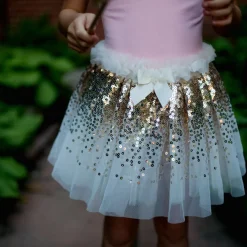 Sale Great Pretenders Skørt & vinger - Guldpailletter, str. 3-6 år