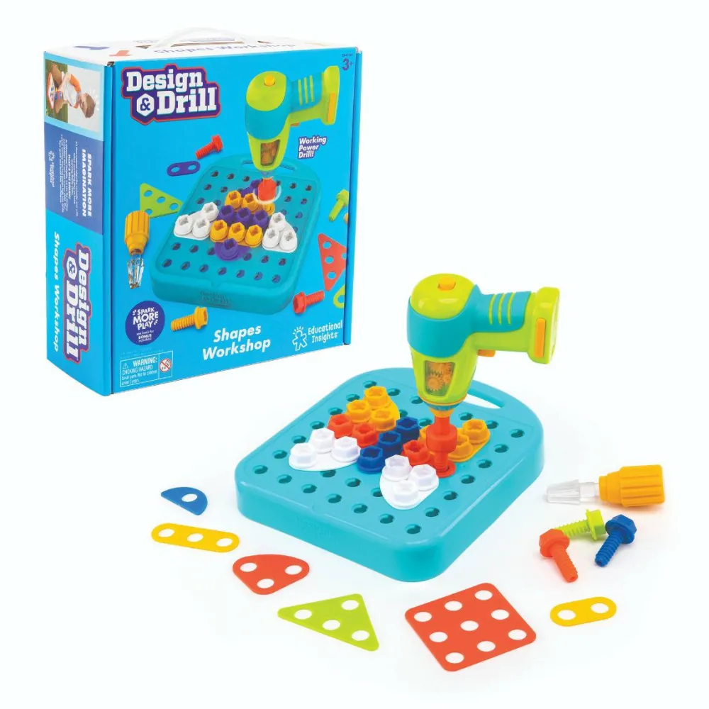 New Learning Resources Skru & Design - Design med former