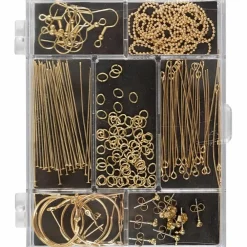 Clearance Creativ Company Smykke startsæt - Guldfarvet