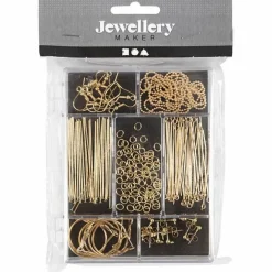 Clearance Creativ Company Smykke startsæt - Guldfarvet