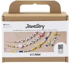 Creativ Company Smykkekit - Halskæder m. bogstavperler