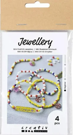 Clearance Creativ Company Smykkekit mini - Armbånd m. krympeplast