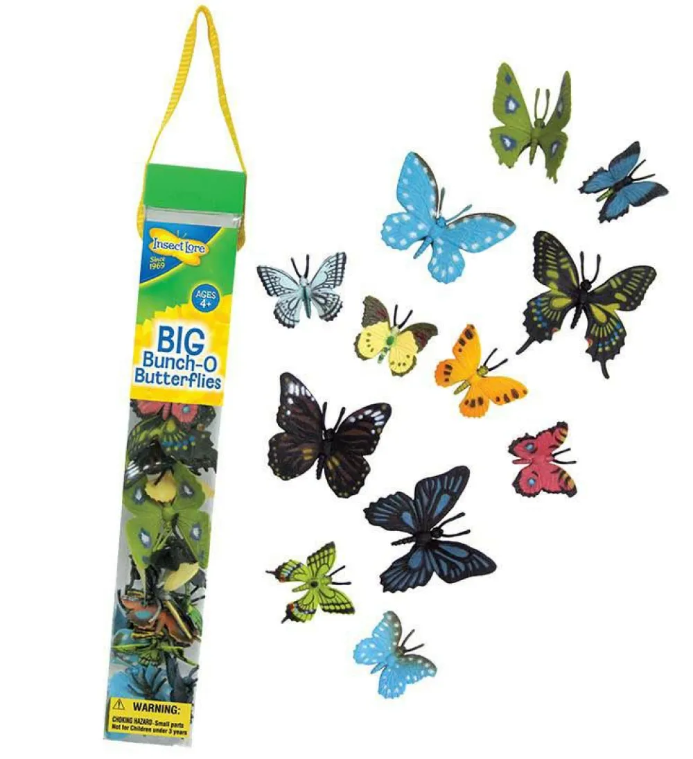 New InsectLore Sommerfugle i rør, 18 stk