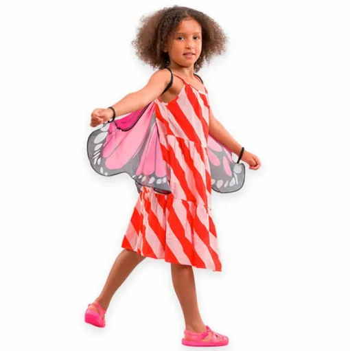 Discount Pretend to Bee Sommerfuglevinger - Pink, str. 3-8 år