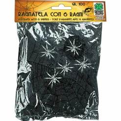 Sale Sort spindelvæv m. edderkopper, 100 gram