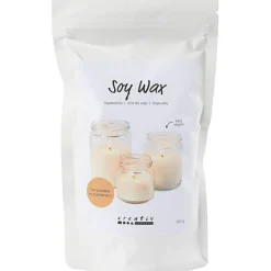Creativ Company Soyavoks til lys i beholdere - Creme, 250 gr.