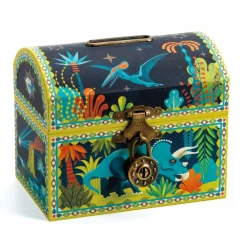 Hot Djeco Sparebøsse med hængelås - Dinosaurer