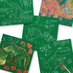 Sale Crocodile Creek Sparkle Scratch Art - Dinosaurer