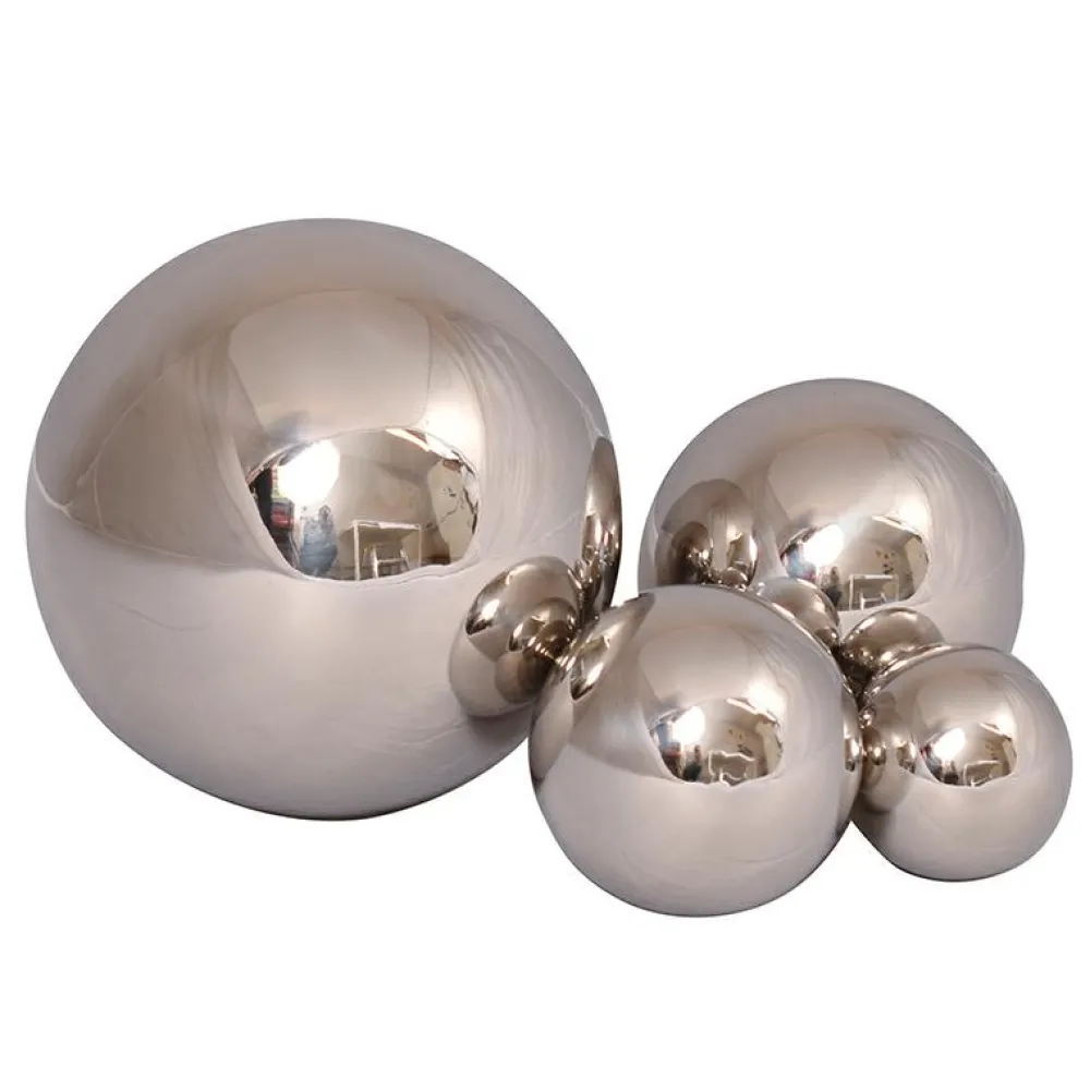 Outlet Spejlkugler af stål, 4 stk