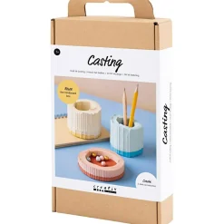 Clearance Creativ Company Støb med cement - Opbevaringskrukker, 3 stk