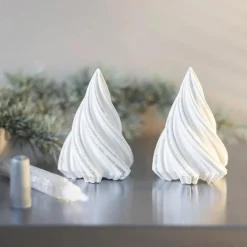 New Creativ Company Støb med resin - Juletræer, 2 stk