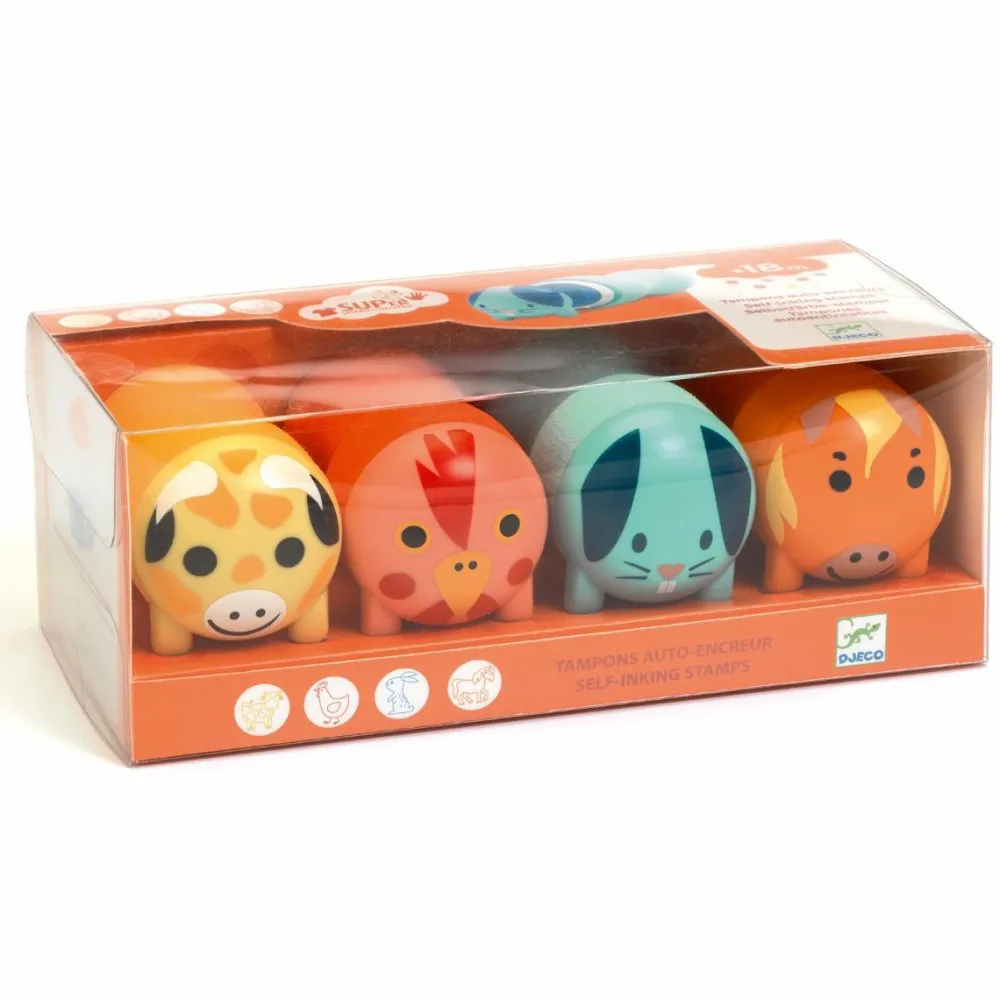 Best Djeco Stempler til de små - Bondegård (fra 18 mdr)