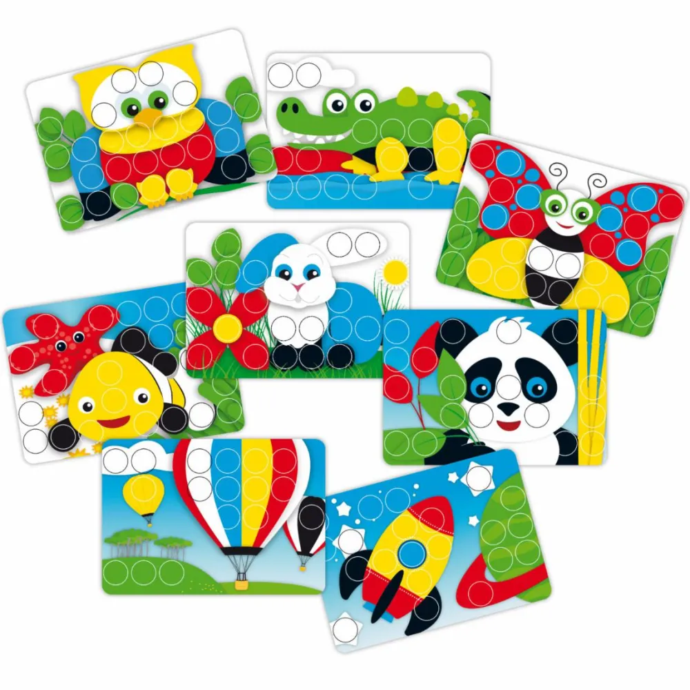 Clearance Quercetti Stiftmosaik - FantaColor Junior, 58 stk