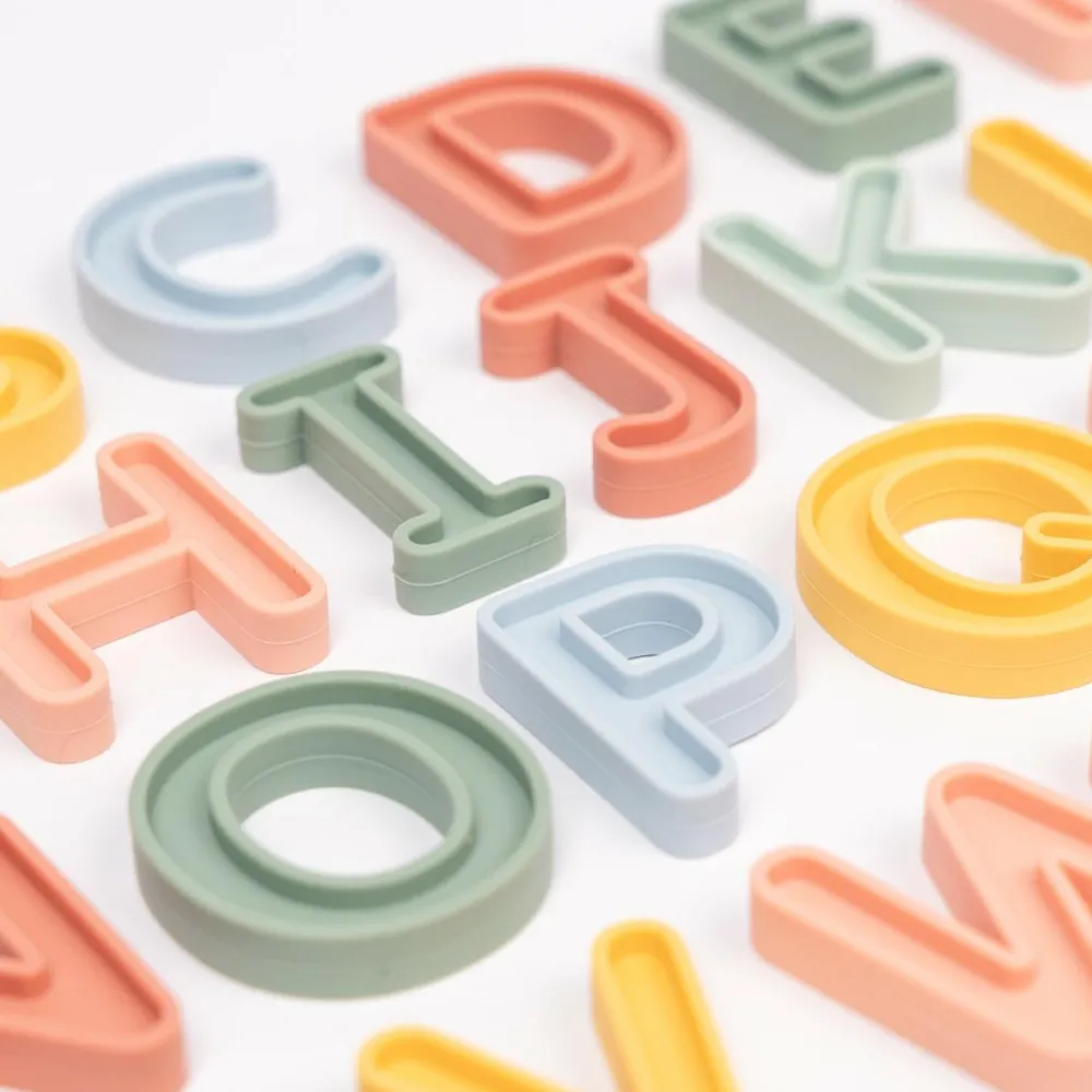 Discount Inspire My Play Store bogstaver af silikone A-Z, 26 stk