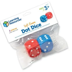 Clearance Learning Resources Store skumterninger, 2 stk