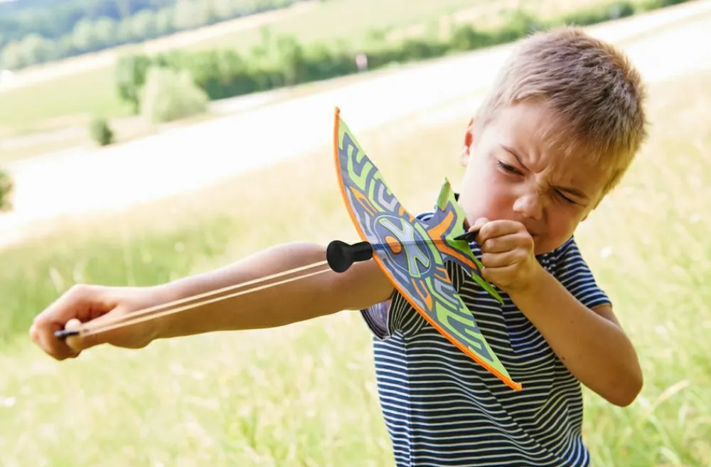 Hot Haba Svævefly med elastikker