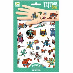 Online Djeco Tatoveringer - Skurke vs. helte