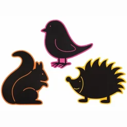 Tavler til udendørs brug - Skovdyr, 3 stk