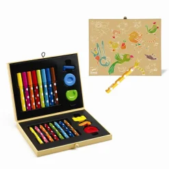 Hot Djeco Tegnekuffert til de små - 22 dele