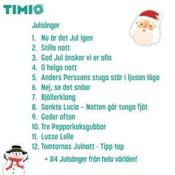 New TIMIO tilbehør - Disc m. julesange