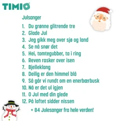 New TIMIO tilbehør - Disc m. julesange