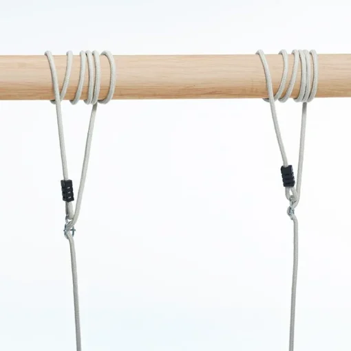 Best DICE Trægynge 44 x 17,5 cm - 6 meter (beige reb)