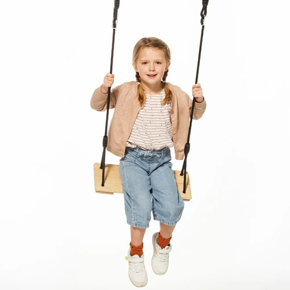 Best DICE Trægynge 44 x 17,5 cm (sort reb)